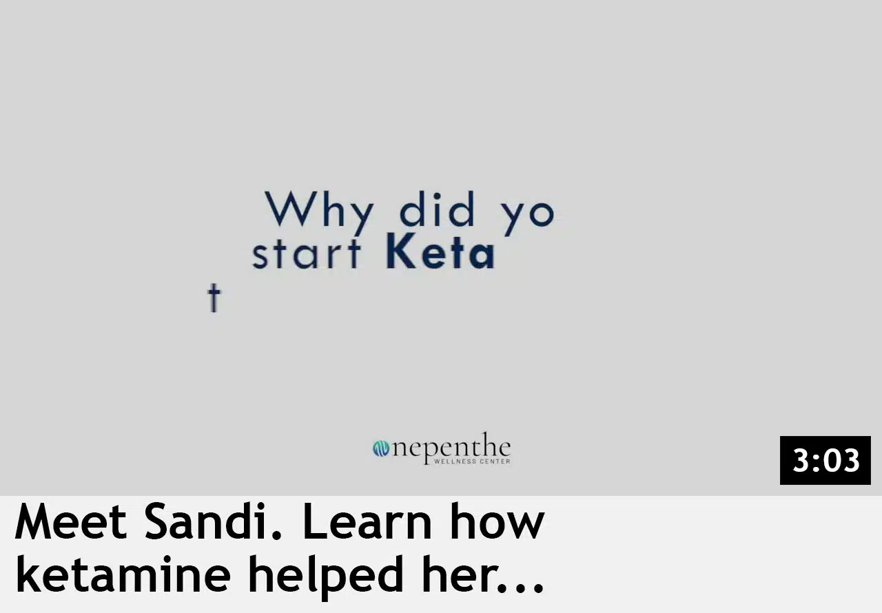 Meet Sandi. Learn how <br>ketamine helped her...